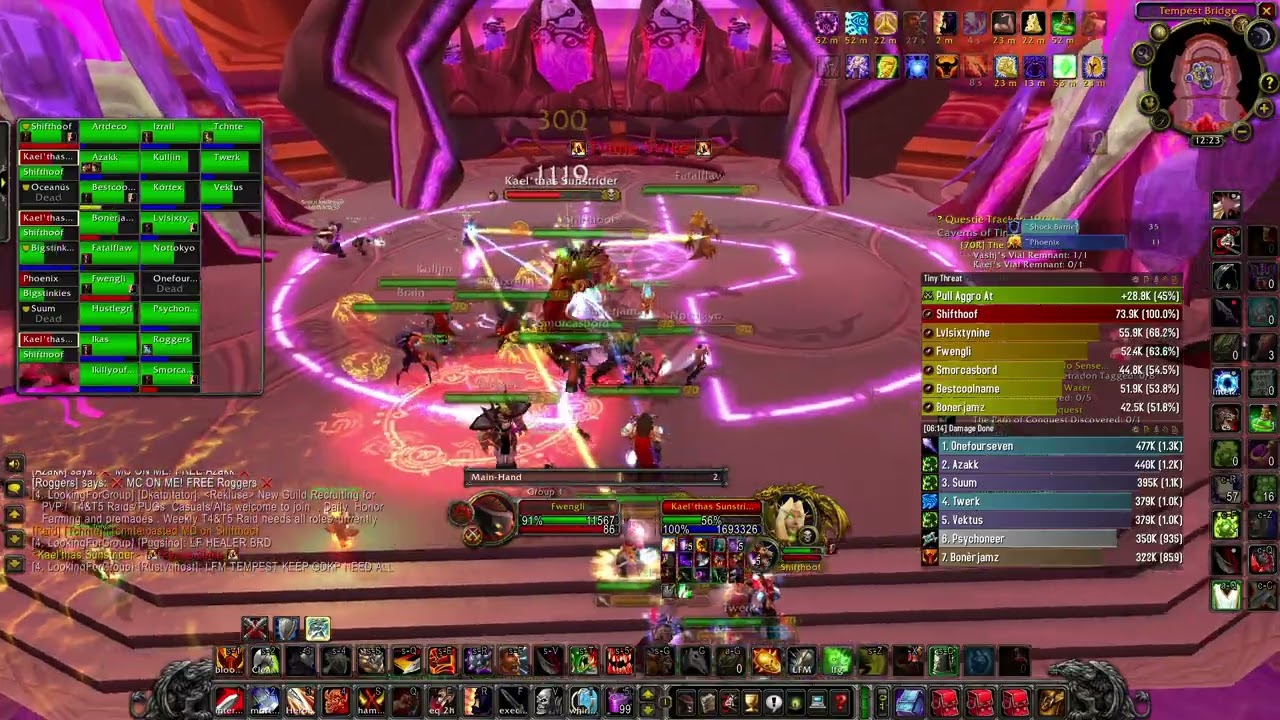 WoW TBC Classic arms warrior pve Tempest Keep Kael'thas Sunstrider kill