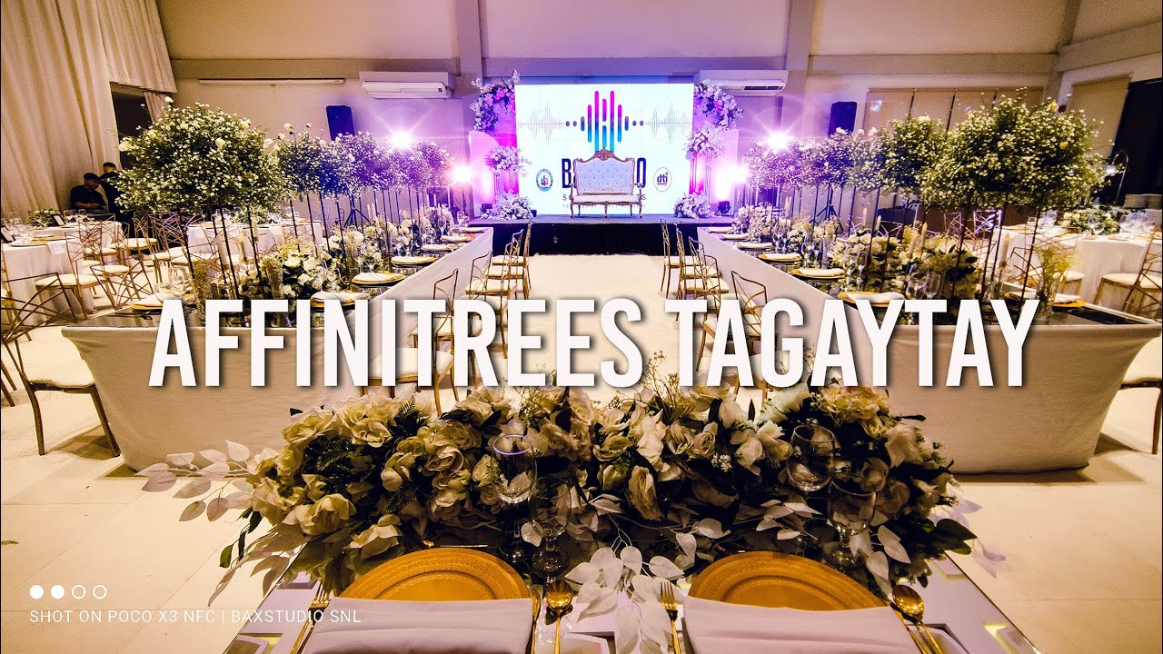 Affinitrees Tagaytay Wedding Reception Lights and Sounds w/ LEDwall Setup