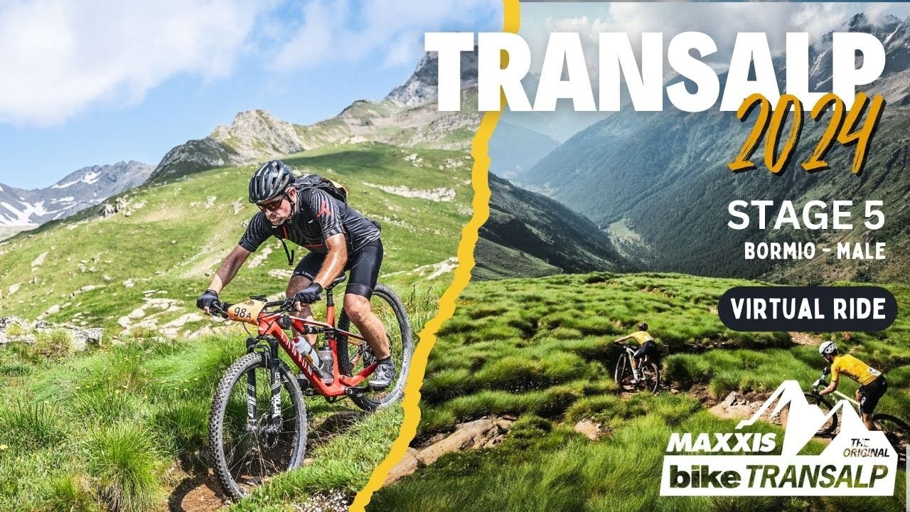 Maxxis Bike Transalp Challenge 2024 – Stage 5 - Bormio - Malé | VIRTUAL RIDE | Indoor Cycling