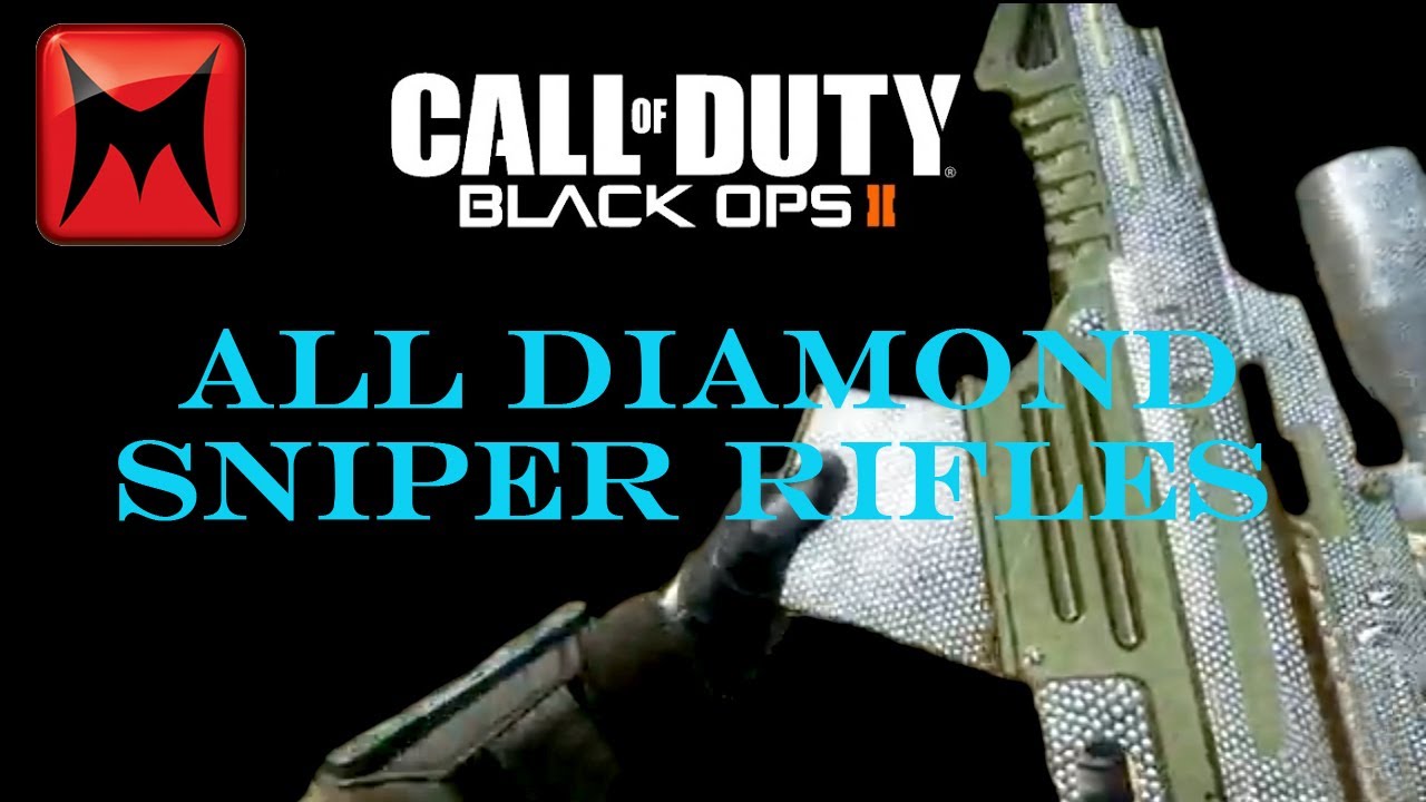 Call of Duty Black Ops 2 PC - All Diamond Sniper Rifle Camouflages Unlocked HD[720p]
