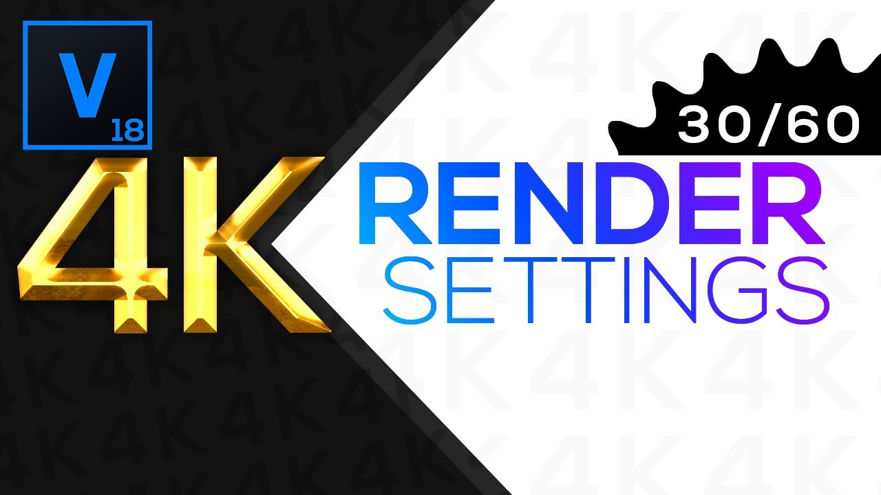BEST VEGAS PRO 18 Render Settings ⚙️ 4K-60FPS ✅