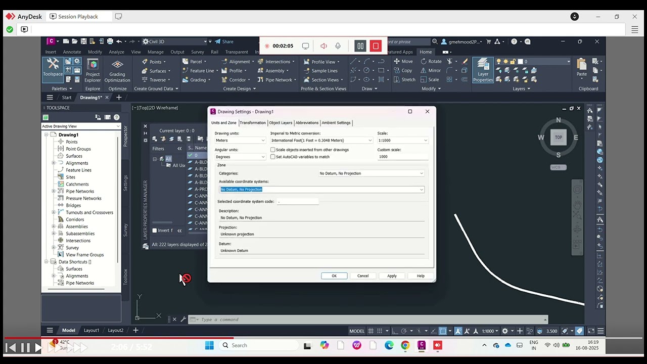 Import shapfile of Road design in Autodesk Civil 3D