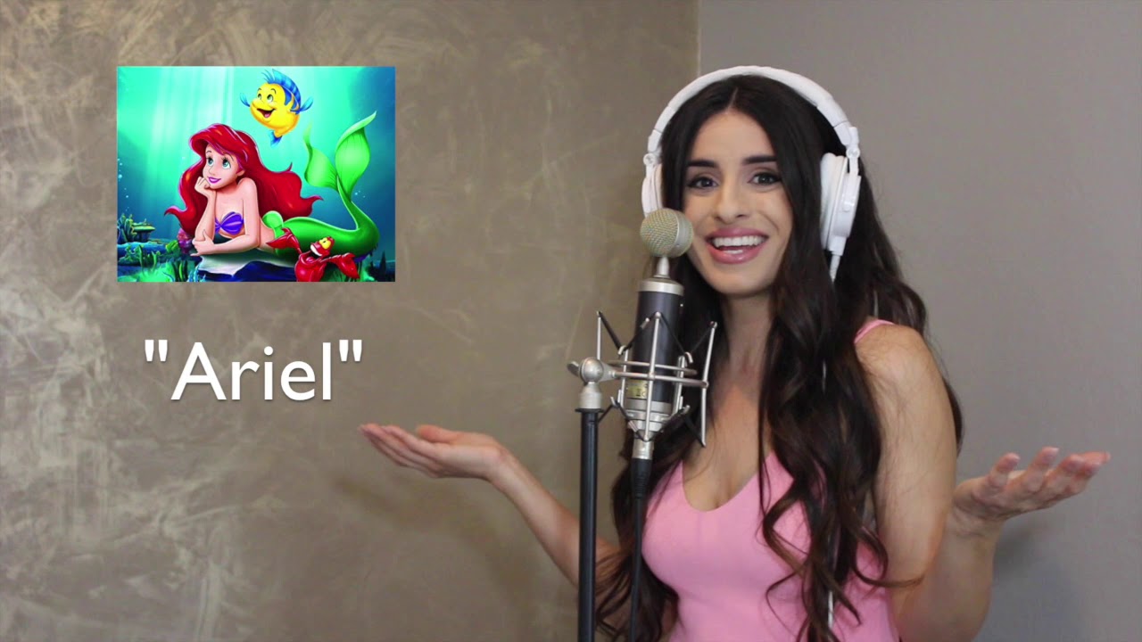 BEST DISNEY SINGING IMPRESSIONS (PART 1) | Sasha Badia