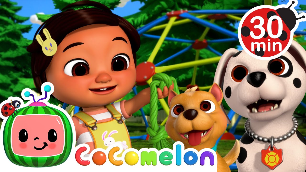 Puddles and Bingo Play Date | Cocomelon | Science Cartoons For Kids| Moonbug Kids - Our Green Earth