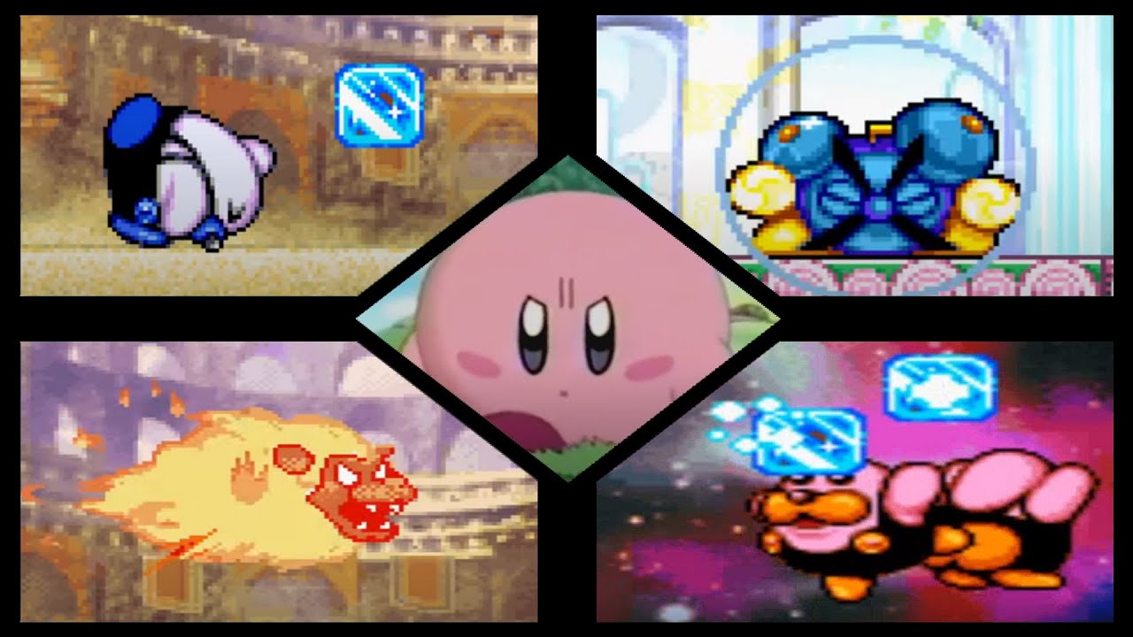 Kirby Nightmare In Dream Land All Mid-Bosses (Extra Mode)