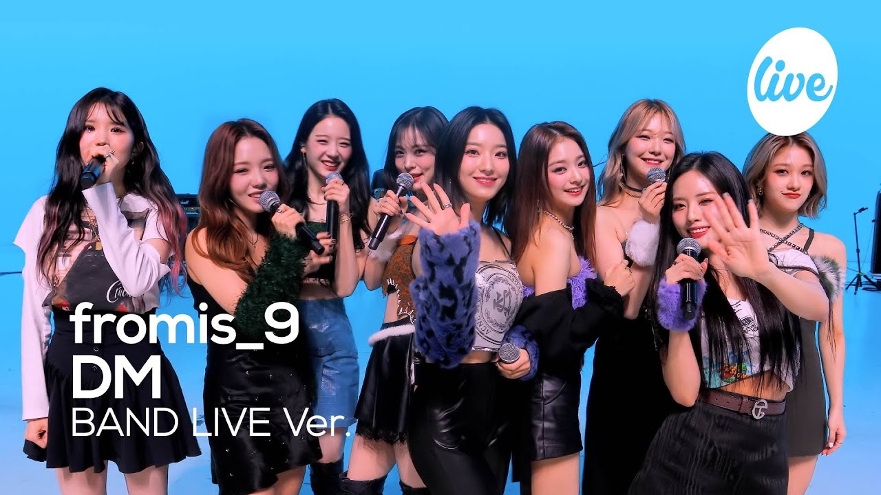 [4K] fromis_9 - “DM” Band LIVE Concert [it's Live] шоу живой музыки