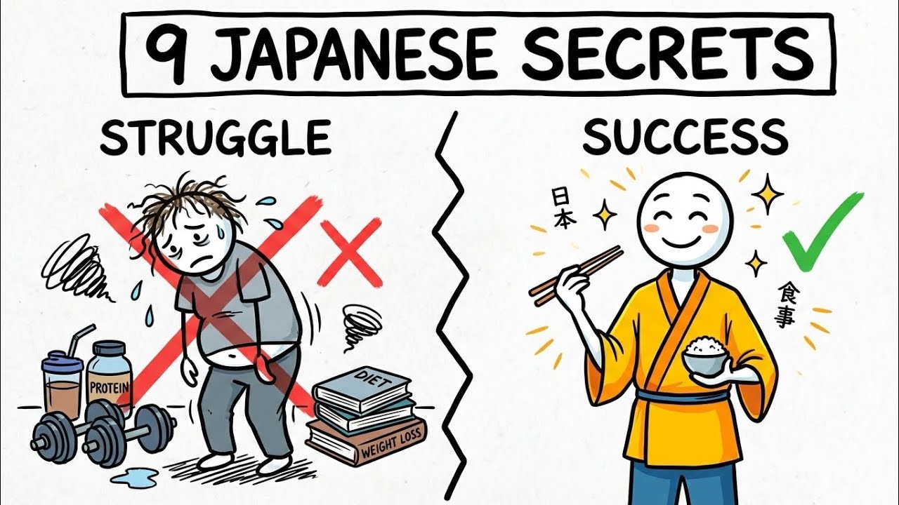 The 9 japanese Habits that quietly keep you slim ( no Gym needed)