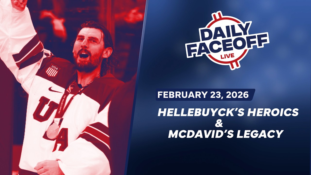 Hellebuyck’s Heroics & McDavid’s Legacy: Breaking down the Milan Games | Daily Faceoff Live