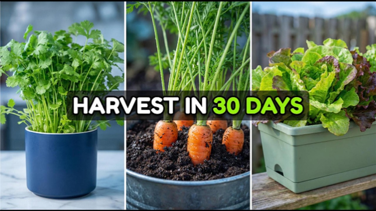 8 Lightning-Fast Vegetables You Can Harvest in Under 30 Days