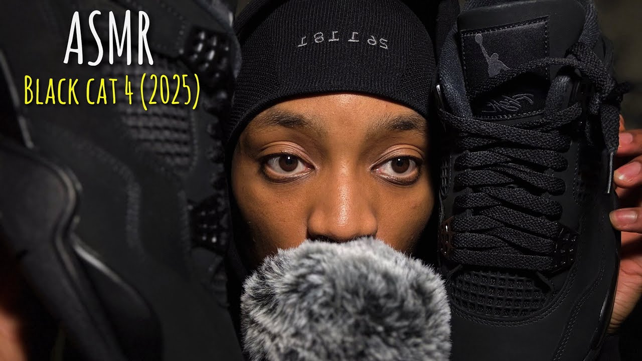 Распаковка обуви ASMR 😴👟 (Черная кошка 4) *НЕВЕРОЯТНЫЕ ПОЩАДКИ*