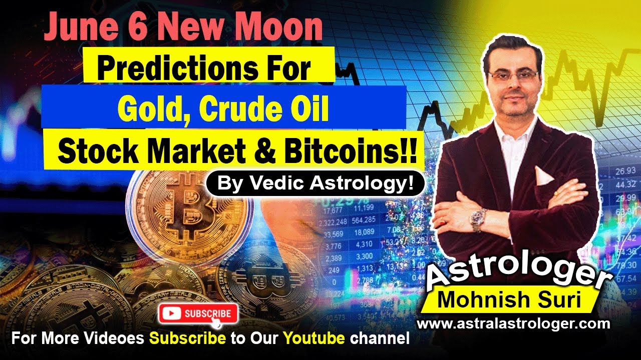June 2024 New Moon Predictions for Stock Markets, Gold, Bitcoins, Crude Oil