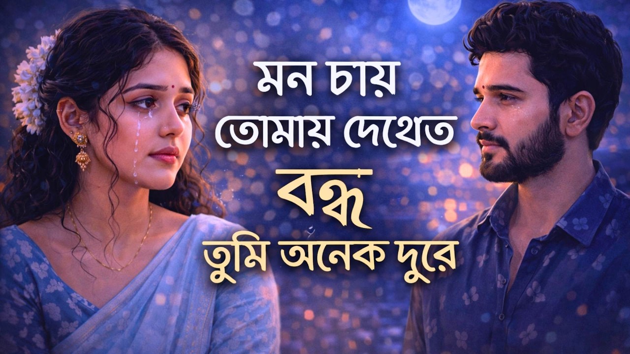 মন চায় তোমায় দেখতে বন্ধু | তুমি অনেক দূরে | Bengali Sad Song
