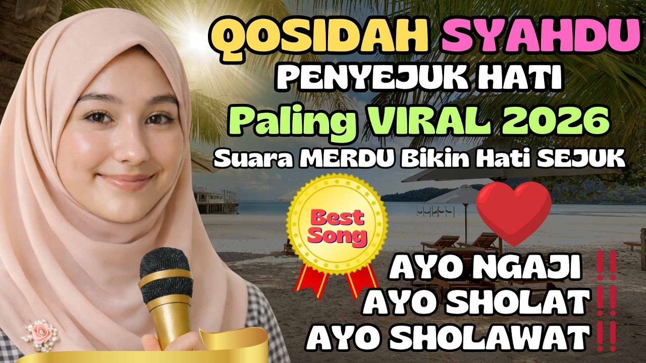 MENYAMBUT BULAN RAMADAN ❤️ ALBUM QASIDAH MERDU  TERBAIK 2026 – Lantunan Musik Gambus Bikin Hati Adem