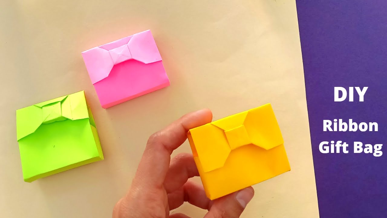 Ribbon Gift Bag  DIY | Craftboat