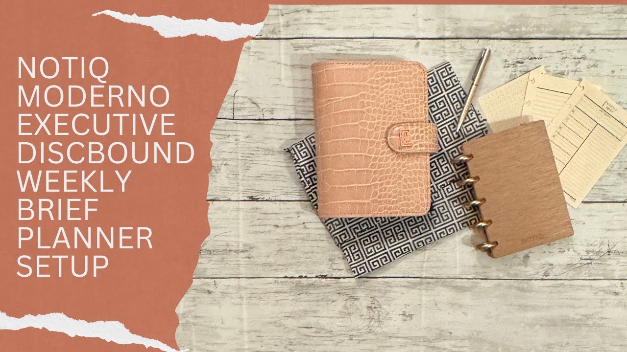 Notiq Weekly Brief Planner Setup @NOTIQBrand