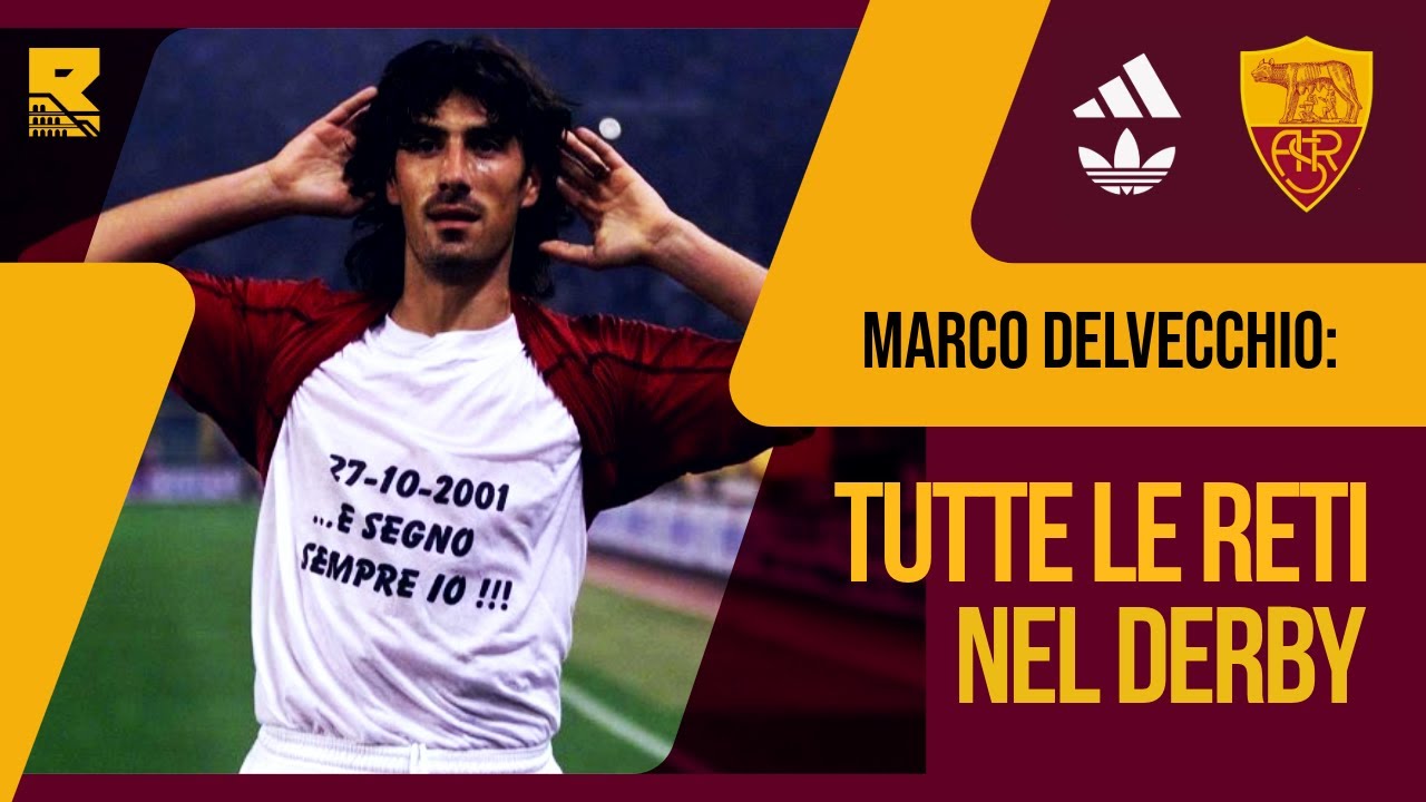 Marco Delvecchio - Tutte le reti nei Derby (Tribute Video)
