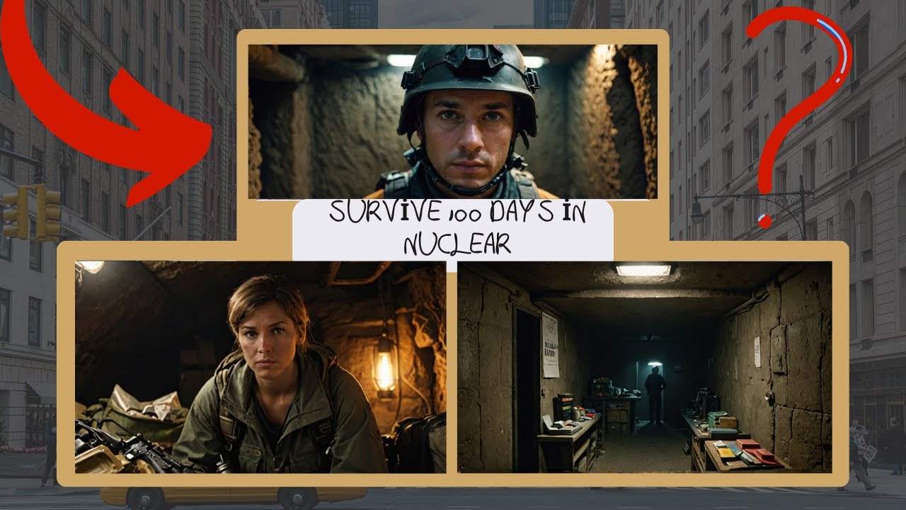 Can You Survive 100 Days in a Bunker for $500000?##trending