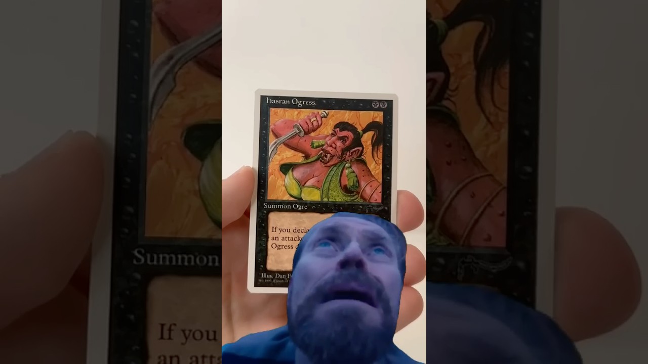 Opening a Magic The Gathering: Chronicles booster pack from 1995 #mtg