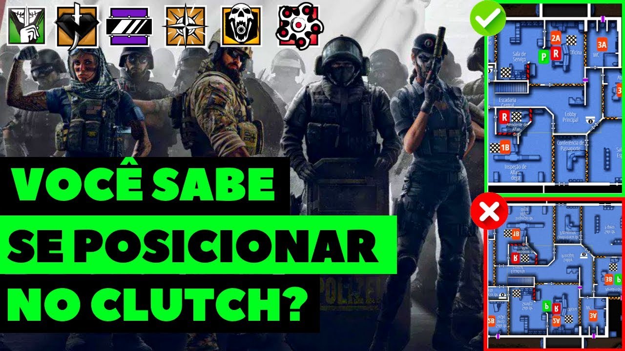 COMO SE POSICIONAR EM EQUIPE, EXEMPLO PRÁTICO!  || RAINBOW SIX SIEGE