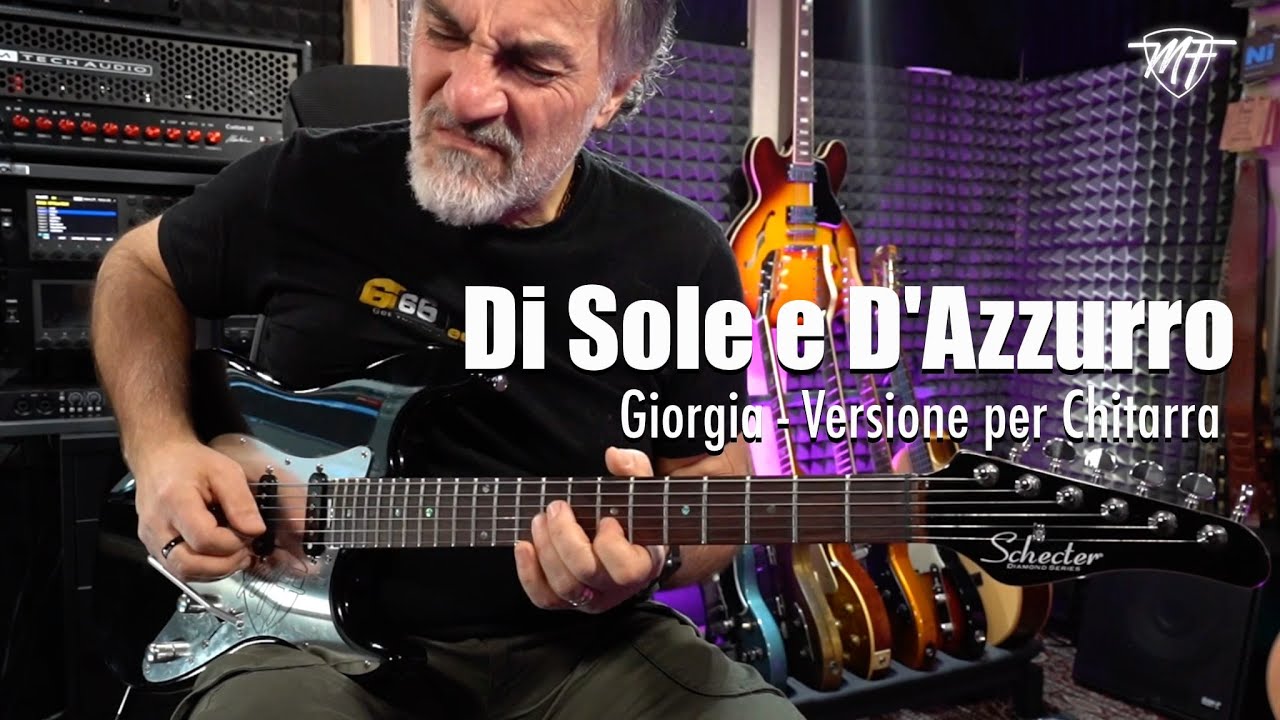 Di sole e d'azzurro - Giorgia - Versione per chitarra