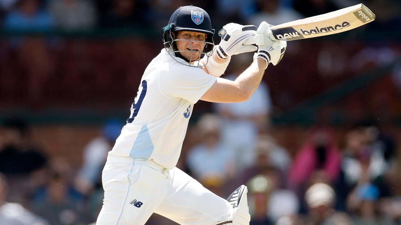 Smith brings out classic shots in lone hand for NSW | Sheffield Shield 2025-26