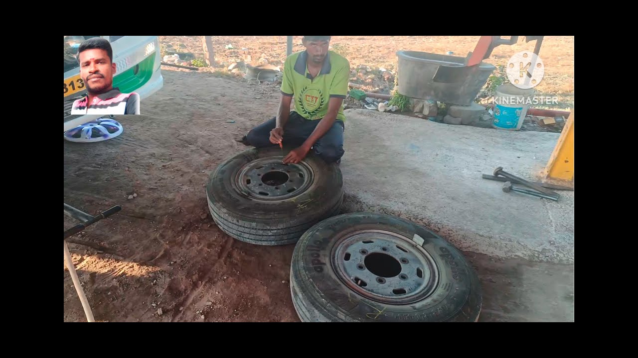 7. 50 - R 16 Tyre replacement // Tyre rotation change // Easy method