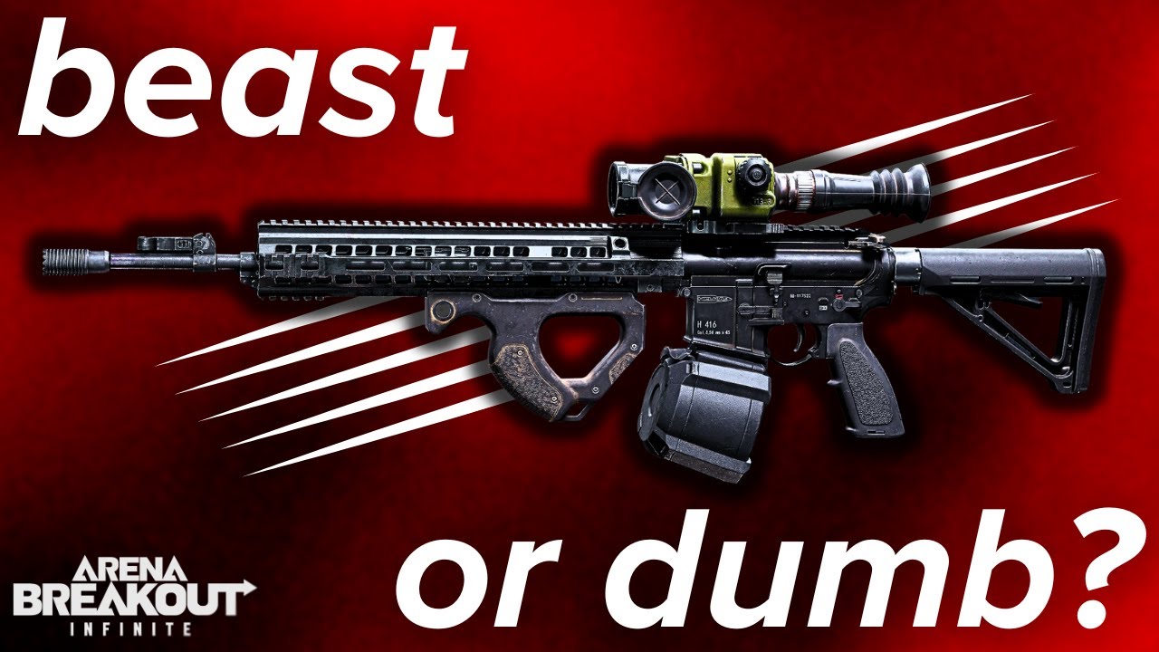 Thermal Scope on an H416… GENIUS or STUPID? | Arena Breakout Infinite