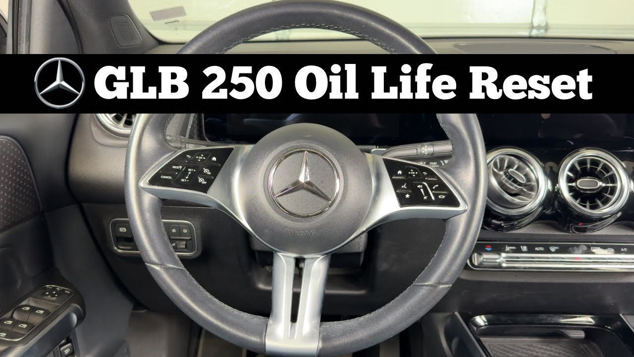 MERCEDES-BENZ GLB 250 - Как сбросить индикатор срока службы масла после замены масла и удалить со...