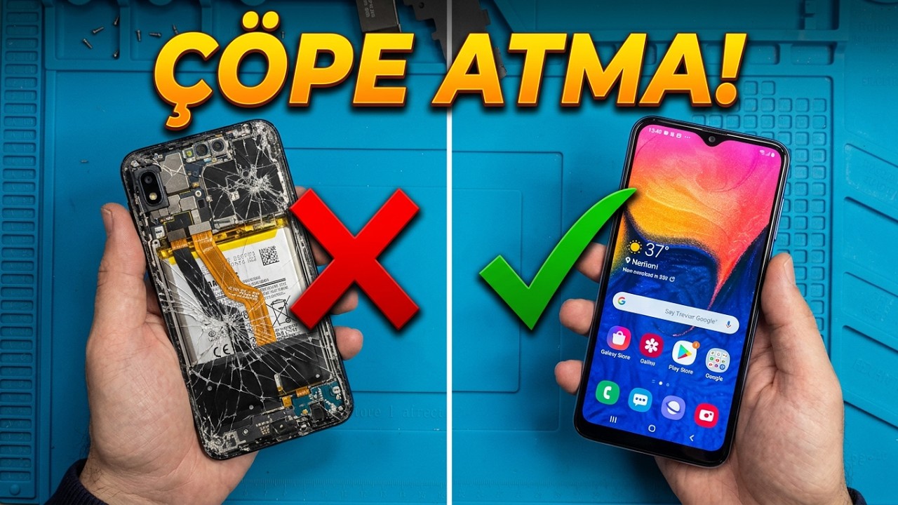 Samsung Galaxy A10 Ekranı Nasıl Yapılır ( Tamir ET Kendin Yap )
