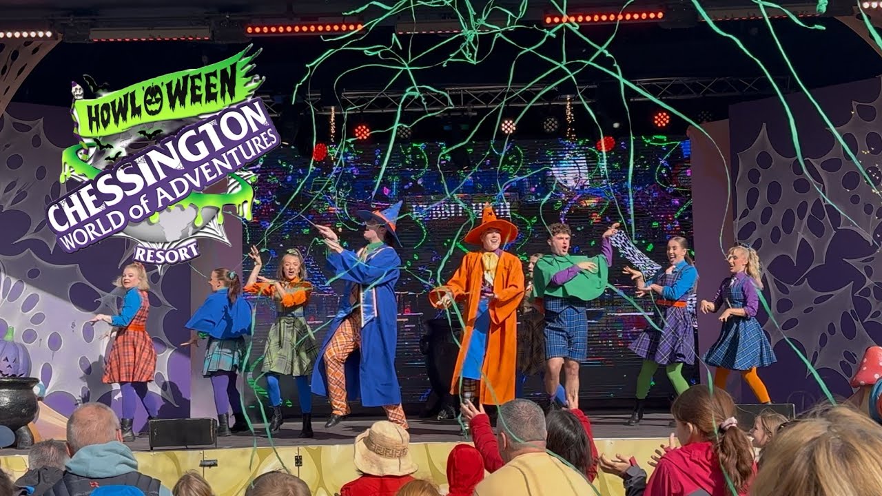 Chessington World of Adventures 2025 Full Halloween Spelltacular Show [4K][HDR]
