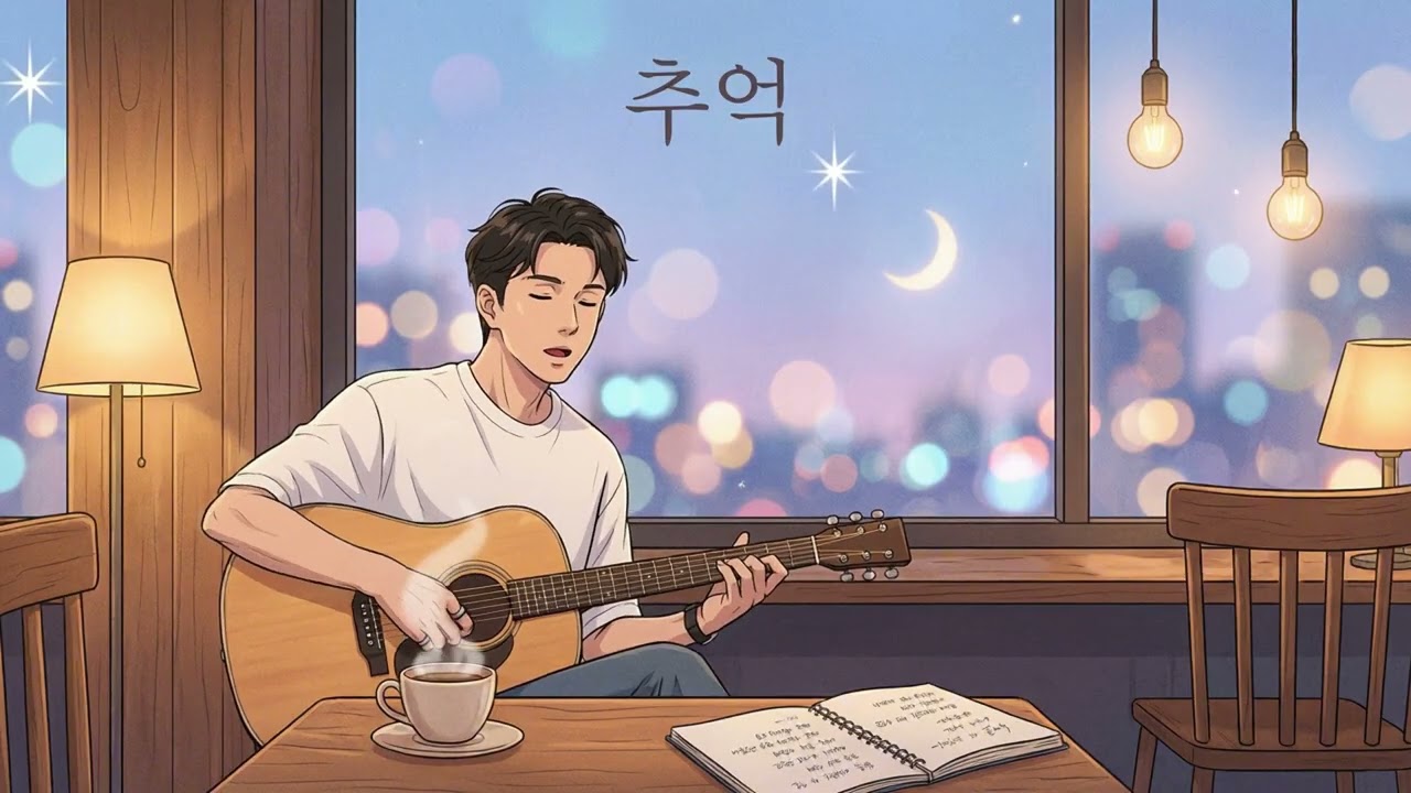 Seoul Cafe Spring Lofi 🌸 Loft Vibes Playlist | Javokhir – 추억 (Memory) Part 1