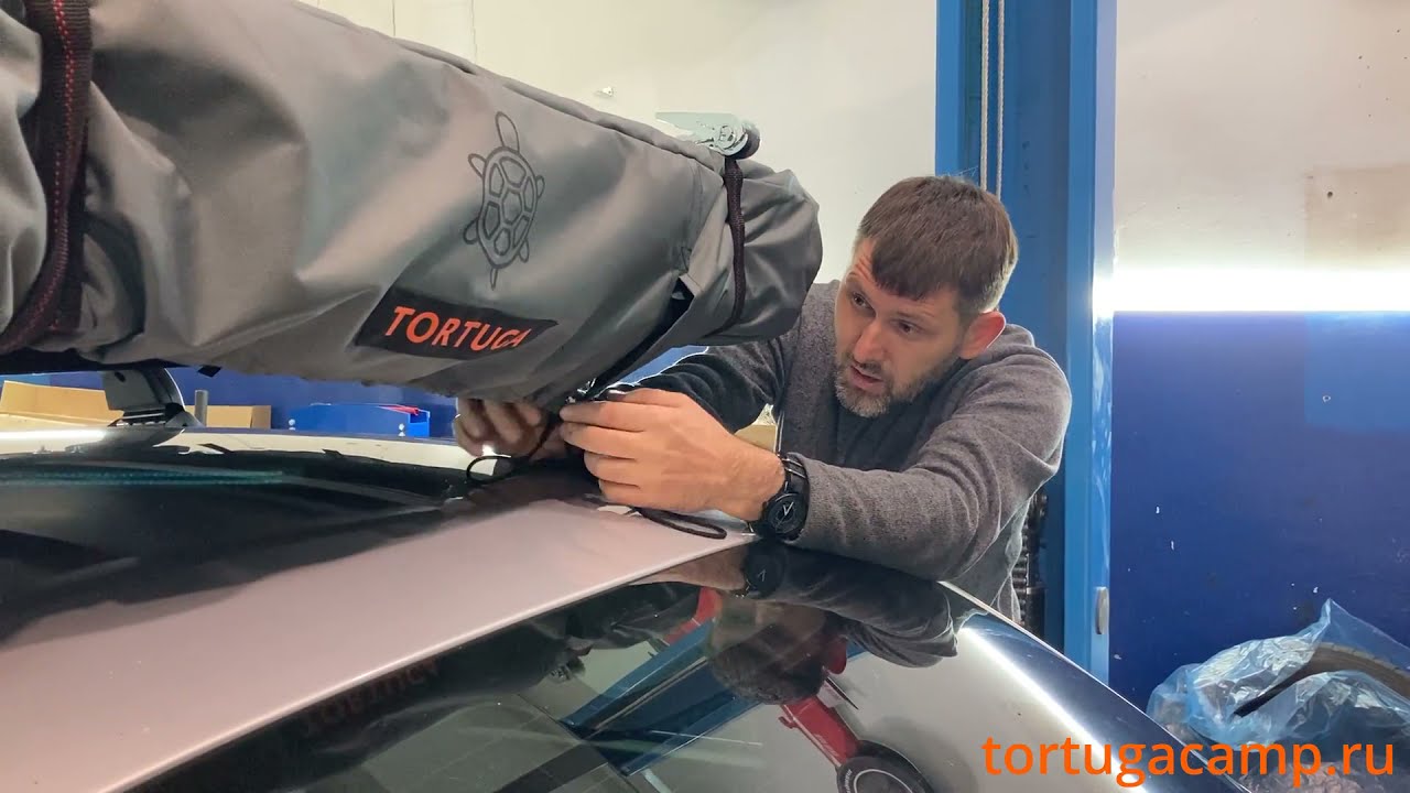 Установка автопалатки Тортуга на автомобиль