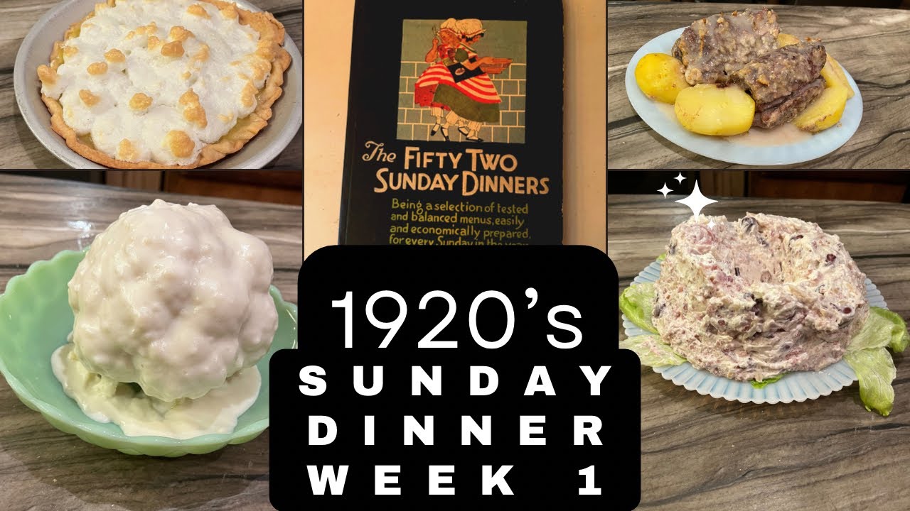 Recreating Vintage Recipes From The 1920s | Stuffed Steak | 52 Sunday Dinners Project | Week 1