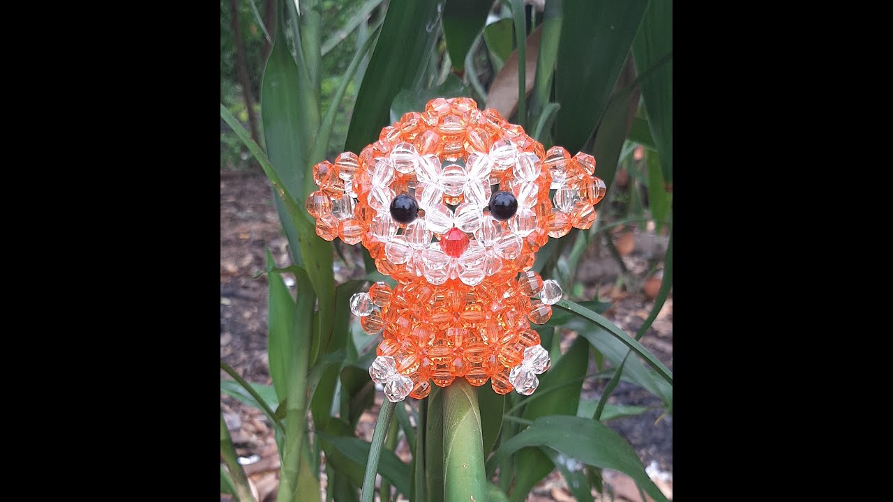 How to make a monkey with beads/Hướng dẫn kết con khỉ bằng hạt cườm