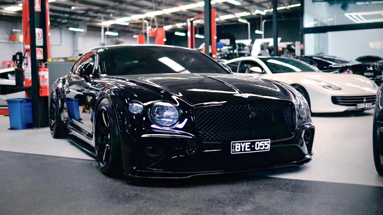 Adrian Portelli's Slammed Bentley GT - Straight piped Super cars at PAW