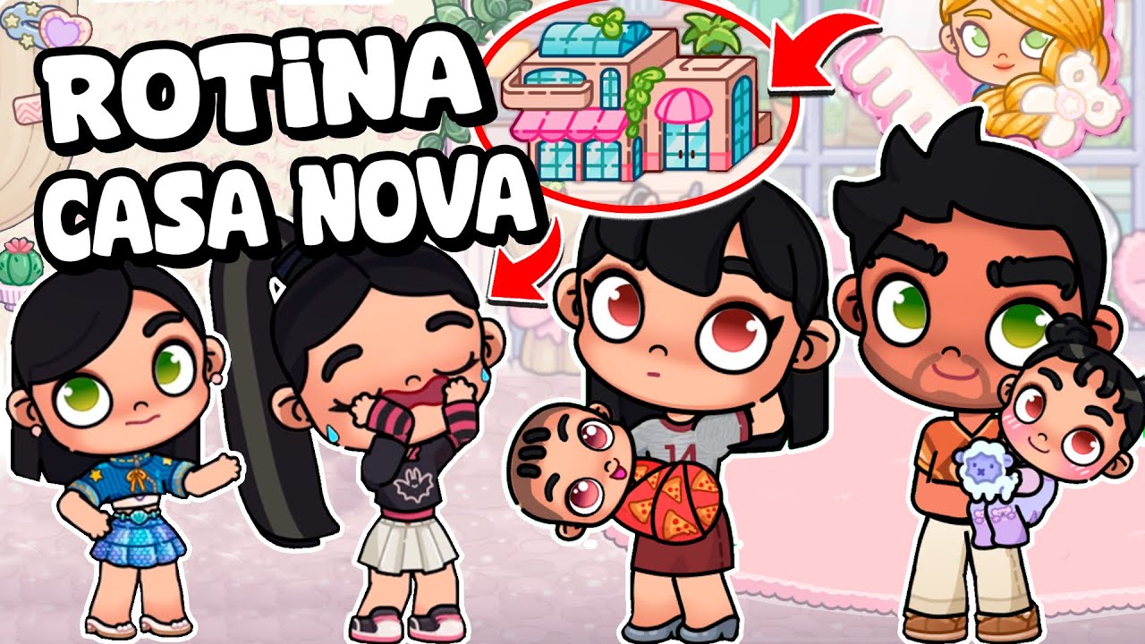 ROTINA CASA NOVA COM SAL&Atilde;O DE BELEZA | PAZU AVATAR WORLD ROTINAS E HIST&Oacute;RIAS