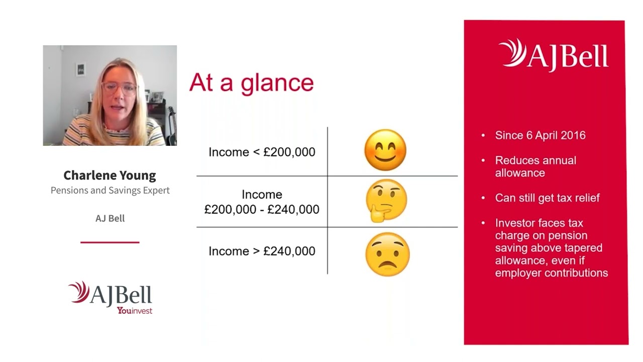 'Pension series' Tapered annual allowance – 1) Charlene Young