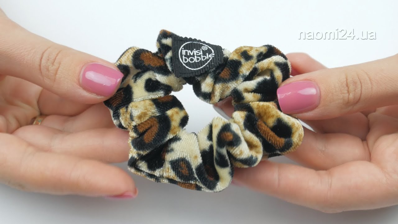 Резинка-браслет для волос Invisibobble SPRUNCHIE Purrfection, цвет леопардовый