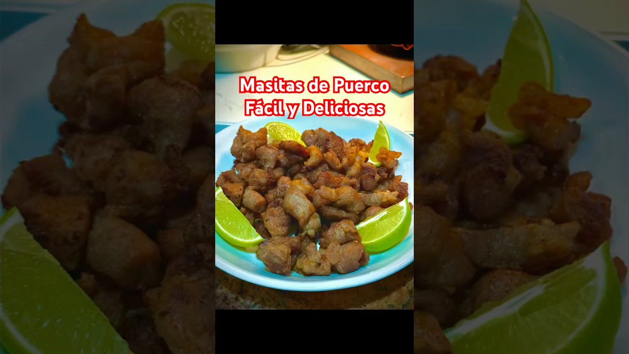 Masitas de puerco muy f&aacute;cil y deliciosas #recetacasera #cocina #recetascaseras #receta #recetacocina