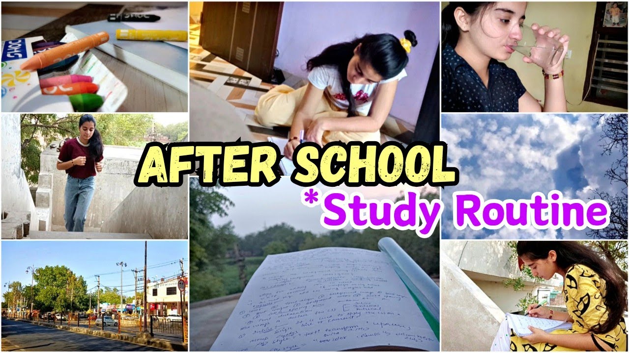 AFTER SCHOOL STUDY ROUTINE #school #routine