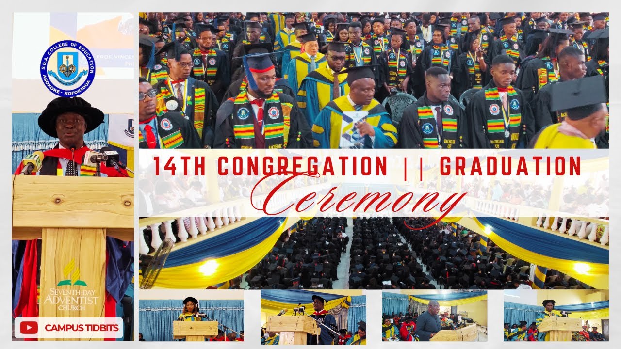 14TH CONGREGATION CEREMONY || GRADUATION || SDA COLLEGE OF EDUCATION, ASOKORE-KOFORIDUA