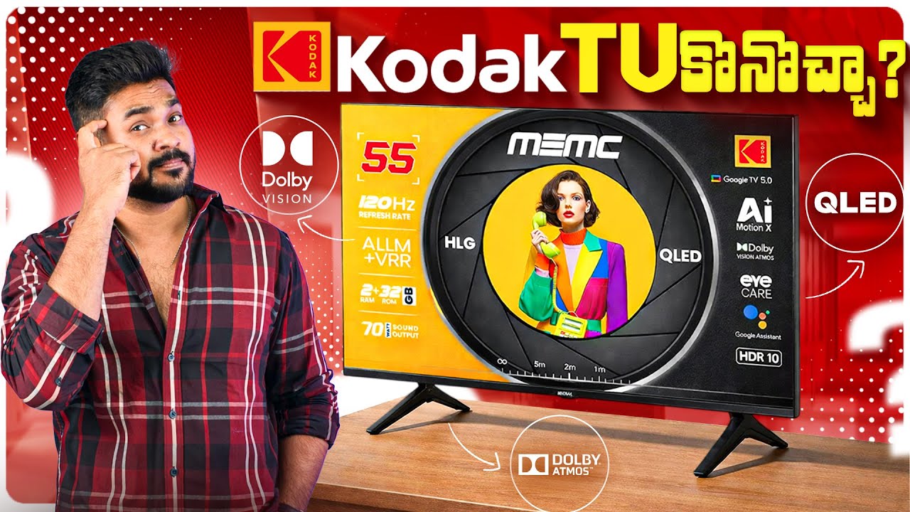 KODAK MotionX QLED TV Review in Telugu