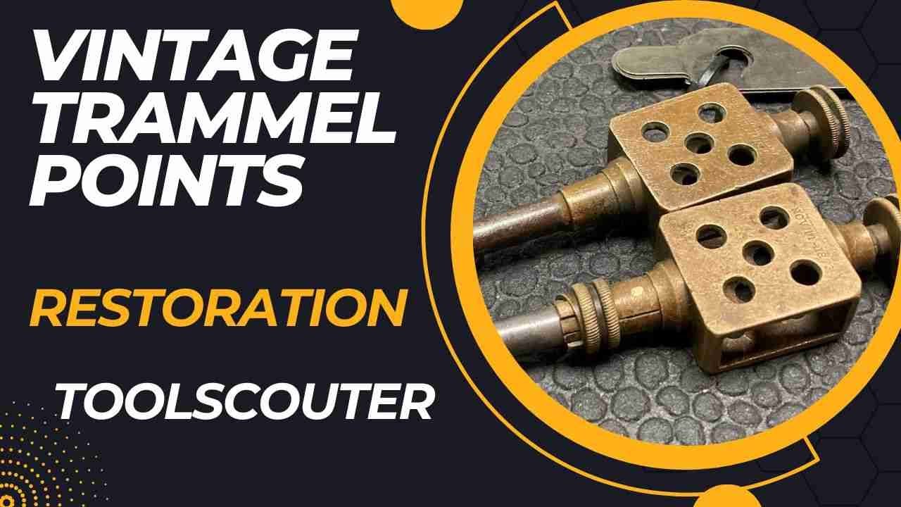 Vintage Bronze Trammel Points