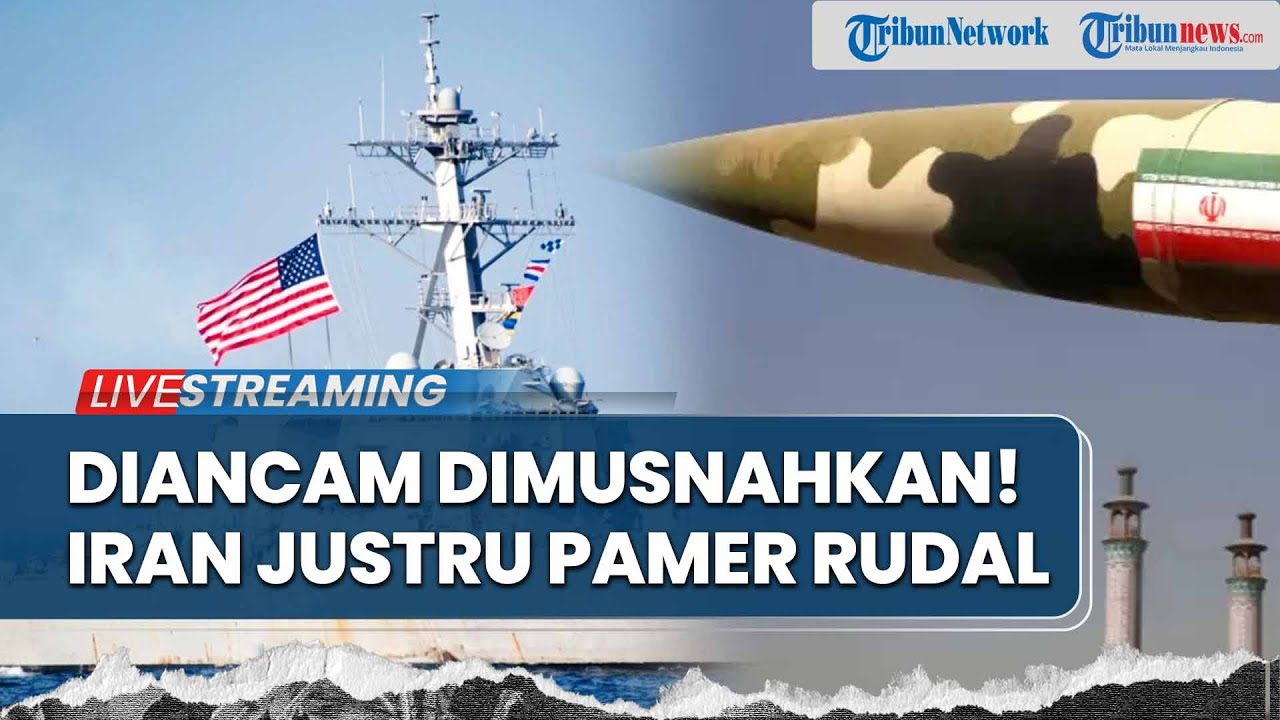 🔴Trump Ancam Musnahkan Iran! 3 Kapal Perusak AS Siaga, Teheran Justru Pamer Rudal Antarbenua