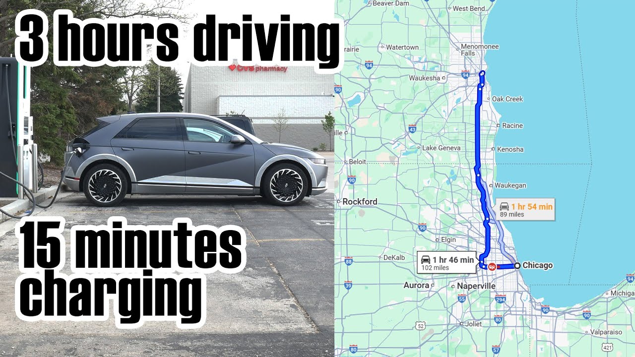 An unplanned trip from Chicago to Milwaukee in an electric car