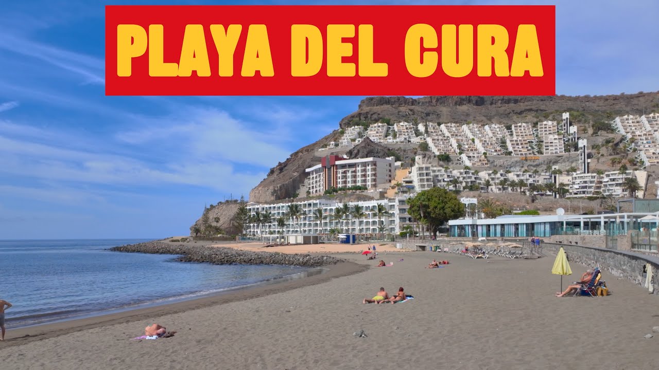 Playa del cura Gran Canaria: Tour of beach & resort