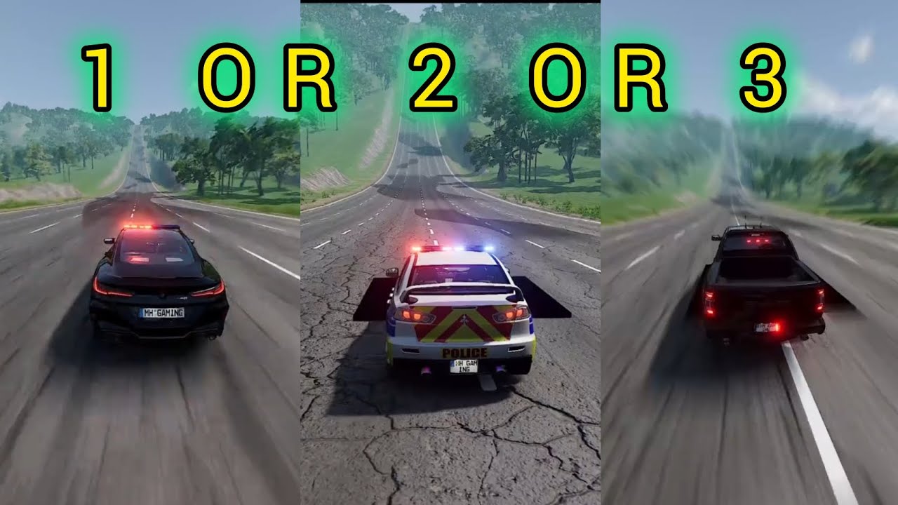Car Crash Police 🚨 Beamng Test Car Goo Car Rally Beamin Gaming 