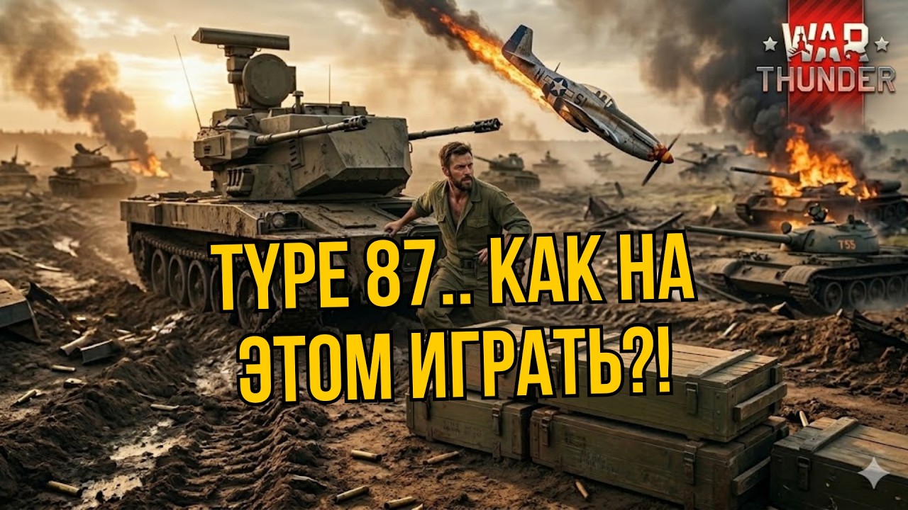 Type 87 на подкалиберах за Японию! Что за зверь?  #warthunder #вартандер