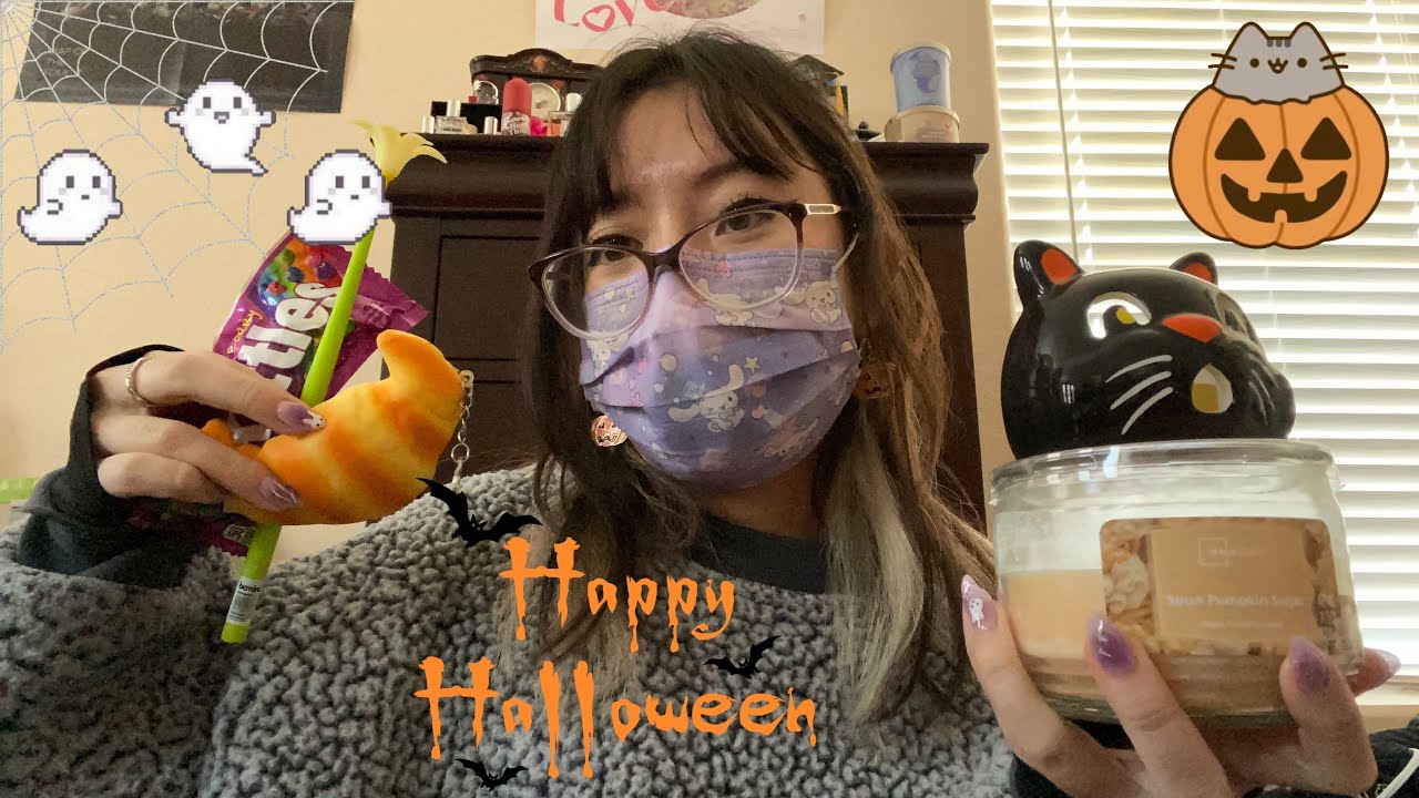 Doing your halloween makeup with the wrong items (LoFi ASMR, Real Camera Touching)