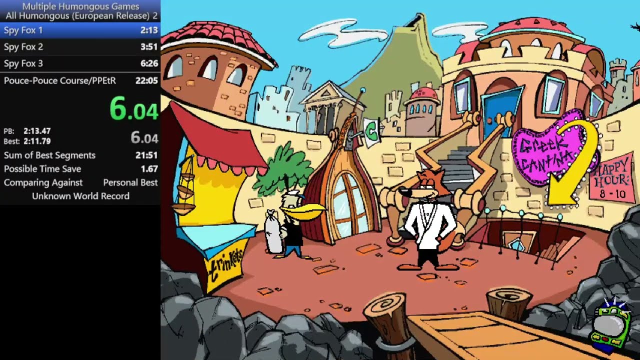 All Humongous Games (European Release) Any% Speedrun in 20m37s
